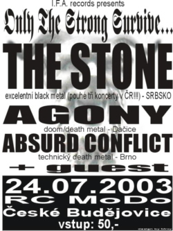 Koncert 24.07.2003 p�elo�en z Plzn� do �esk�ch Bud�jovic!!!